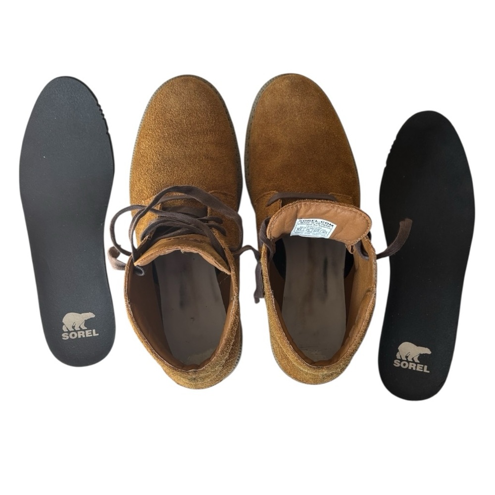 Sorel men’s waterproof chukka Madson II suede boot chestnut | size 8.5 - Picture 10 of 16